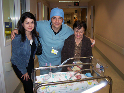 baba Dafinka, lelia Marina and papa Nasko