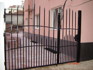 gate and yard